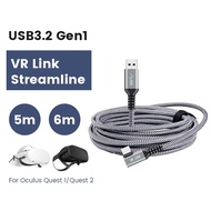 3M/5M/6M/7MCharging Cable Link VR Data Line USB 3.0 Transfer Cable For Oculus Quest 1 2 /Pico 3 VR H