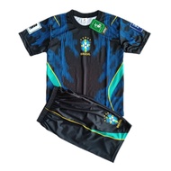 Brazil away new World Cup 2026 Auri sport Kids Football Jersey
