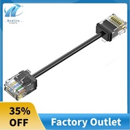 Patch Cable Cat 6 10Gbps 24 Pack Slim RJ45 UTP Network Cord Cat6/Cat6a for  Patch Panel to Switch Fl