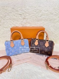 LV 牛仔 經典老花 Nano Speedy Mini Bag  限量款 limited edition