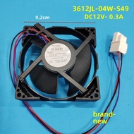 Suitable for Samsung Freezer Fan DC Fan 3612JL-04W-S49 12V 0.3A