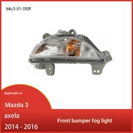 [carefreeshop] Suitable for Mazda 3 axela 2014-2016 Front Bumper Turn Signal Light Front Bumper Fog 