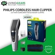 Philips 5000 Series Rechargeable Washable Hair Clipper with Accessories & Pouch HC5630/15 (HC5630)