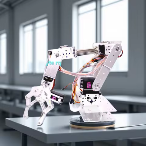 Robotic Arm Kit 6 Dof Programming Robotic Arm DIY kit for Arduino Raspberry Pi Robot For UNO/ESP32 O