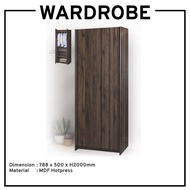Wardrobe Cloths Cabinet With 2 Swing Door