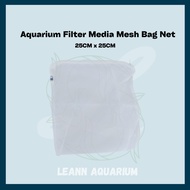 🔥HOT🔥 Aquarium Filter Media Mesh Bag Net 25cm x 25cm