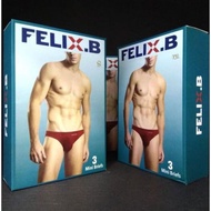 Felix BUHLER FB 1043 Men's Panties Contains 3PCS MIX Colors