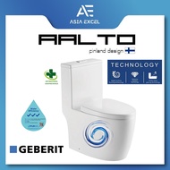 AALTO AL8040 TURBO TORNADO TECHNOLOGY ANTI BACTERIAL ONE PIECE TOILET BOWL
