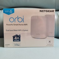 《不議價》全新行貨 Netgear Orbi RBK352 AX1800 Dual-band Mesh WiFi 6 Router 雙頻無線路由器套裝 (2件裝) 香港行貨