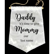 Wedding Banner | Black print Wedding Banner