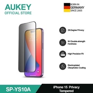 Ready || Aukey Iphone 15 Series Privishield Privacy Tempered Glass