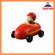 TAKARA TOMY Tomica Dream Tomica No. 157 Curious George Mini Car Toy for Ages 3 and Up