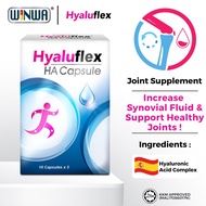 Hyaluflex HA Capsule (2 x 30's) - Collagen & Hyaluronic Acid For Joint Pain & Osteoarthritis