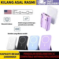 【Powerbank 3c certified】Magnetic Powerbank Wireless 3c Powerbank 20000mAh Fast Charging with USB-C/i