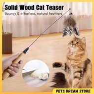 Cat Toy Cat teaser toy cat toy stick 55cm mainan kucing cat teaser feather Cat chaser cat toys feath