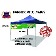 (Hot Deals) BANNER MILO NAK??? (Size 8x2 / Size 8x3 / Size 10x2 /  Size 10x3) Ready Design