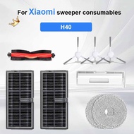 For Xiaomi Mijia Sweeping Robot H40 Accessories Dust Collection Bag Consumables Side Main Brush Filt