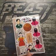 SQUID GAME STICKER / SQUID GAME FOODPANDA / SQUID GAME GRABFOOD