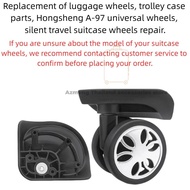 2pcs Hongsheng A97 Luggage Replacement Wheels | Silent Universal Spinner Caster Wheel For Travel Sui