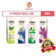 V-Fresh Aroma Oil (Aromatherapy Roll On) 8ml