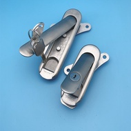 AB403-1 Stainless Steel 304 Flat Lock Chassis Lock Switch Cabinet Industrial Cabinet Door Distributi
