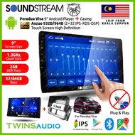 Soundstream Android Player - 9” Touch Screen High Definition Car Android Player + Casing for Perodua