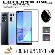 LAYAR Tempered Glass oppo Reno 5/5G / Reno 5F / Reno 4F / oppo F11 Pro Full Screen Protector