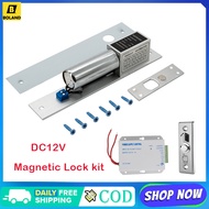 #WoW HHG# Boland 2 Wires DC12V Electric Lock Magnetic Stainless Steel Safe Simple Electric Bolt Fai