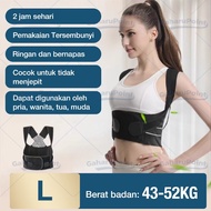 Posture Corrector Belt /Penyangga Punggung Penegak Terapi Pinggang Korset Penyangga Pelurus Correcto