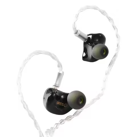 Sound Rhyme SR5S Knowles 4Ba+1Dd Hybrid Earphone 2Pin 0.78mm Hifi Audiophile In-Ear Monitor Iems wit