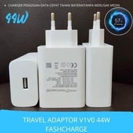 New Travel Adaptor vivo ori V23 44W Batok Casan Flash Charger Universal Android Smartphone QC3.0 VIV