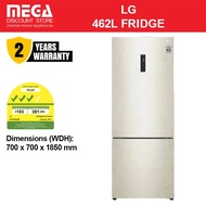 LG GB-B4624SE 462L 2-DOOR FRIDGE | Bottom Freezer | 3 Ticks