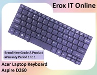 Acer Aspire One D255 Series Replacement Keyboard /Acer D260 Laptop Keyboard