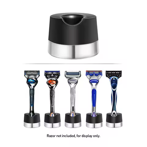 Draining Stand Manual Razor Holder Stand for Gillette Razor Vector 2 Vector 3 Mach 3 Fusion 5 Non-po