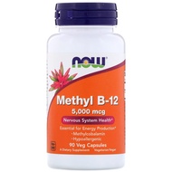 Now Foods, Methyl B-12, Methyl 5,000 mcg, 90 VCaps
