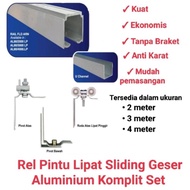 Folding Rail Sliding Aluminium/Rel Pintu Sliding Lipat Aluminium