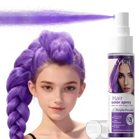 New Hair Color Spray 30ml Temporary Diy Hair Dye Spray Halloween Party Costume Instant Hair Styling 