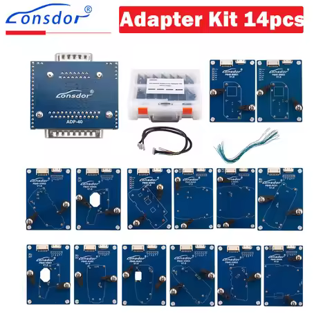 BMW Lonsdor Encrypted Solder-Free Adapter Kit 14pcs ADP-40 Adapter Board for G/U Chassis BDC2/BDC3/B
