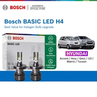 BOSCH BASIC LED H4 Halogen Headlight Retrofit Bulb -HYUNDAI Accent, Atoz, Getz, i10, Matrix, Tucson