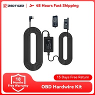 REDTIGER Dash Cam OBD Hardwire Kit Power Cable Type USB C Port,10FT 12V-24V to 5V,for Dash Camera, L