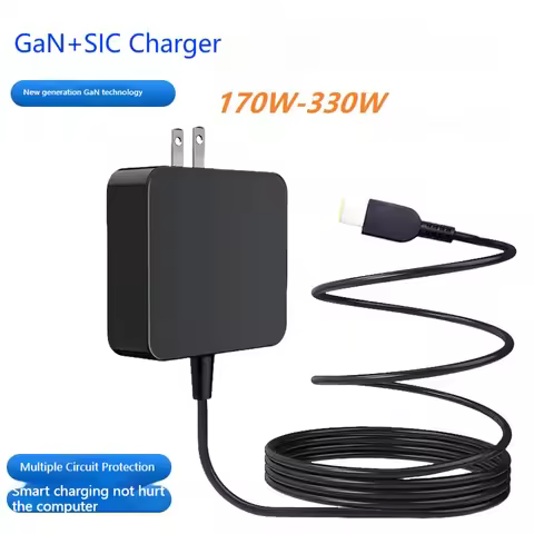 Replace Original 300W GaN AC Adapter Charger For Lenovo Legion 5 15ACH6H 82JU00A3PB 20V 15A ADL300SD
