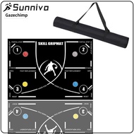 Basketball Footwork Mat Dribble Trainer Portable Indoor Nonslip Ball Control Basketball Training Mat