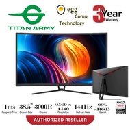 TITAN ARMY 40" 2K QHD 144Hz 1ms Curved Gaming Monitor (C40MQR)