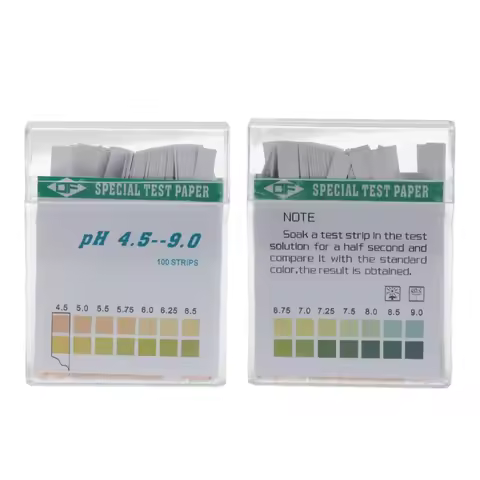 100 Strip 4.5-9 PH Alkaline Acid Indicator Paper Water Saliva Litmus Testing Kit KXRE
