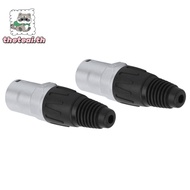 THETEAI 2PCS RJ45 Connectors, ELRJA 8P8C  Connector, Panel Connector Shielded Insulator Material Fir