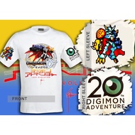 Digimon Adventure Last Evolution Kizuna Original Creation Printing Digimon Tshirt Agumon Gabumon War