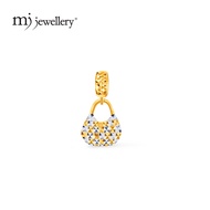 MJ Jewellery Gold Bag Charm P63 , 375 Gold & 916 Gold
