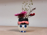 三千根子 白瓷 小花瓶/聖木座