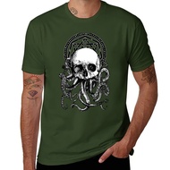 2025 New AdultPieces of Cthulhu T-Shirt graphics oversized summer top hippie clothes mens t shirts
