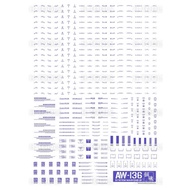 STEEL SPIRIT ACCESSORIES - AW-136 ~ AW-139 - SPECIALIZED WATER DECAL FOR MODELS